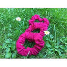 Scrunchies gumička cyklaménová, mini